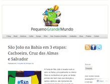 Tablet Screenshot of pequenograndemundo.com